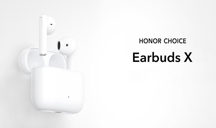 Honor Choice Earbuds X вышли за пределами Китая: TWS-наушники с защитой IPX4 и автономностью до 28 за $31