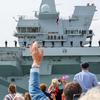 De 3,85 miljard dollar kostende HMS Prince of Wales is vertrokken naar de VS - het grootste vliegdekschip van Groot-Brittannië krijgt F-35B-gevechtsvliegtuigen, MV-22 cabrioletvliegtuigen en drones.-4