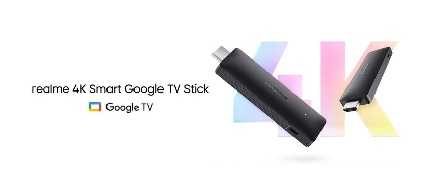 Realme рассказала подробности о ТВ-приставке Realme Smart TV Stick: поддержка 4K, HDMI 2.1 и Google TV на борту