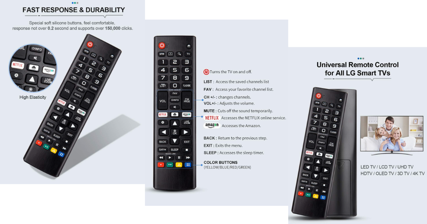 EWO'S  best universal remote for lg smart tv