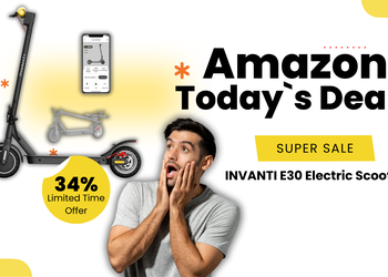 INVANTI E30 Electric Scooter – Save 34% on Urban Commuting!
