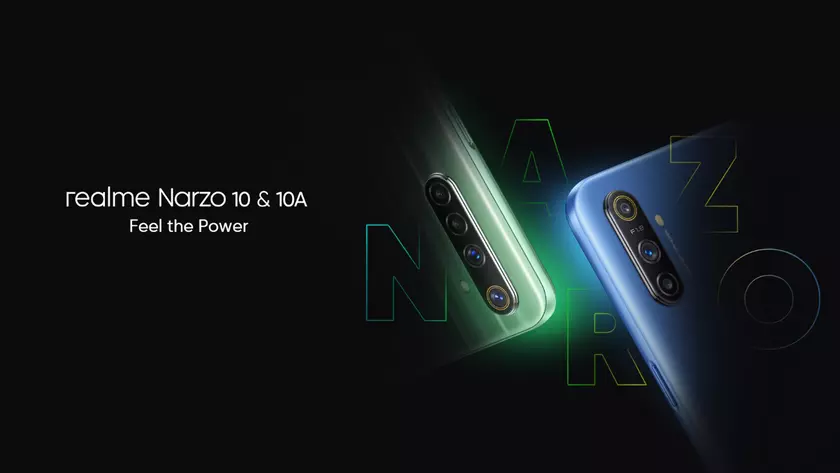Realme представит смартфоны Narzo 10 и Narzo 10A уже на следующей неделе