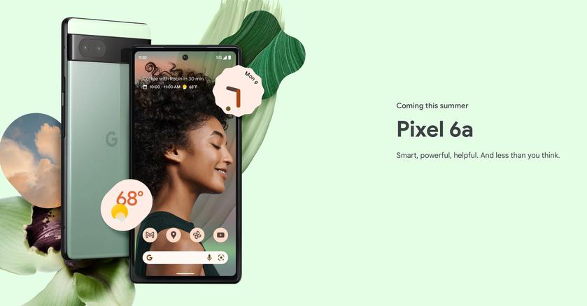 Google Pixel 6a: OLED display, Tensor chip and flagship camera for $449