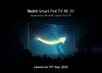 Xiaomi will unveil Redmi Smart Fire TV with a 43-inch 4K display on September 14