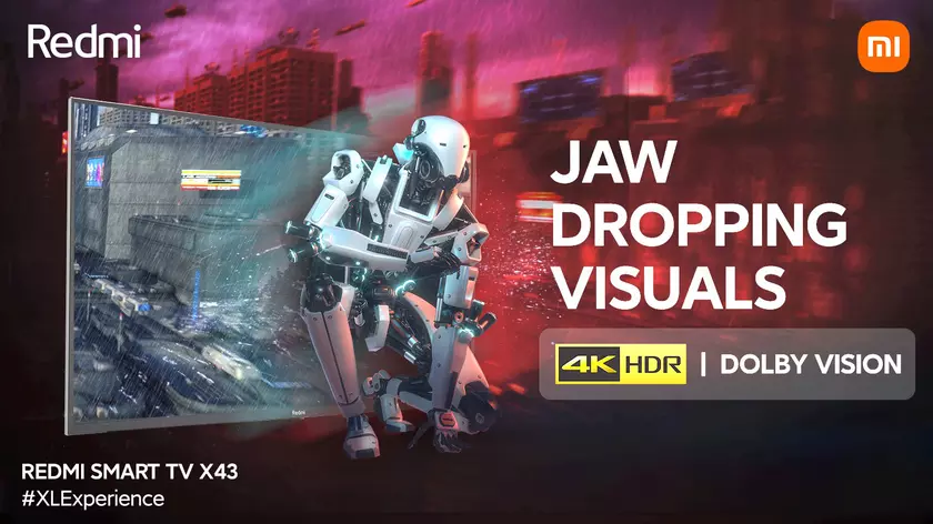Xiaomi анонсировала 4K-телевизор Redmi Smart TV X за $390