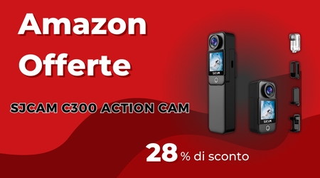 Action Cam SJCAM C300 4K – Risparmia 44,50€ Oggi!