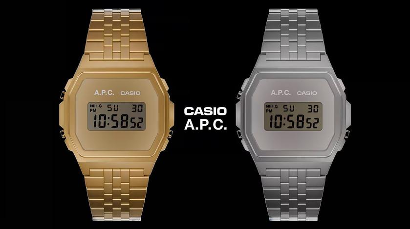 Привет из 1970-х: A.P.C. и Casio представили новые часы в ретро-стиле