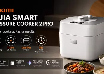 Xiaomi Mijia Smart Electric Pressure Cooker 2 Pro: обед под давлением 112 кПа и мощностью 2200 Вт