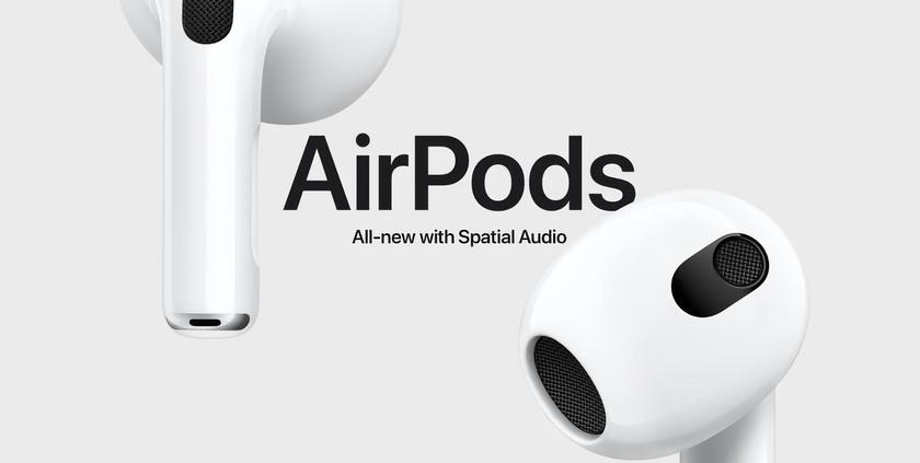 AirPods 3 mit Dolby Atmos, Spatial Audio und bis zu 30 Stunden Akkulaufzeit, erhältlich bei Amazon für $20 Rabatt
