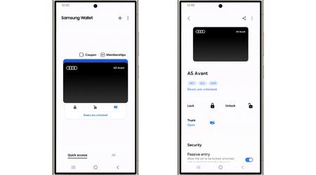 Samsung Wallet перетворює смартфони Galaxy на цифрові ключі для автомобілів Audi