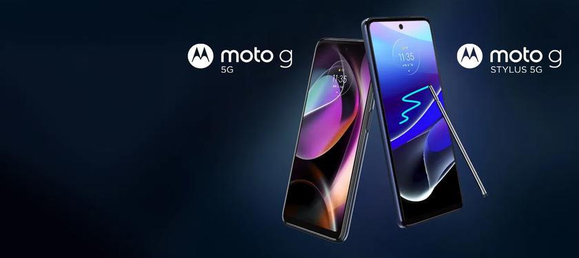Motorola представила смартфоны Moto G Stylus 5G и Moto G 5G 2022 года