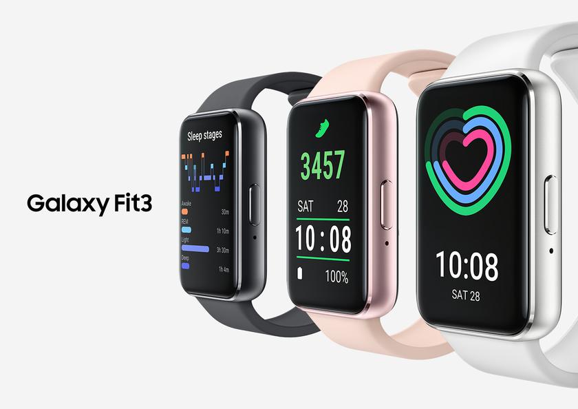 Samsung анонсировала в Украине Galaxy Fit 3: смарт-браслет с AMOLED-экраном, защитой IP68 и автономностью до 13 дней