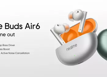 realme Buds Air 6 с ANC, поддержкой LHDC, автономностью до 40 часов и ценой $39 дебютировали за пределами Китая