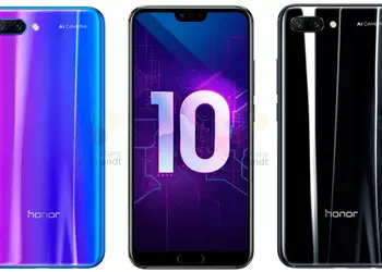 Press photo Honor 10: glass flagship with fashionable "bang"