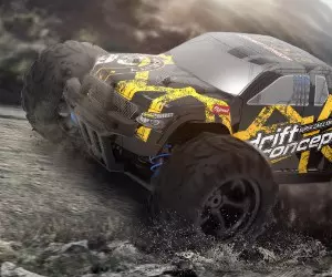 1:18 DEERC 300E Racing RC Monster ...