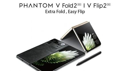 Zonder de aankondiging af te wachten: Tecno heeft pre-orders geopend voor de Phantom V Fold 2 en Phantom V Flip 2 opvouwbare smartphones