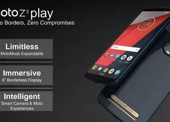New Moto Z3 Play renderers: frameless screen, dual camera and fingerprint scanner on the side