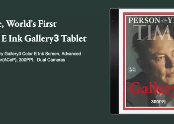 Bigme unveiled the world's first e-book with an E Ink screen that supports over 50,000 colors