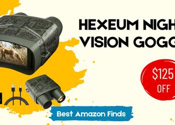 HEXEUM Night Vision Goggles - Now $460 Discount Super Deal!