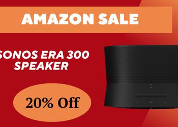 Sonos Era 300 Speaker Now $90 OFF! Don't miss it!