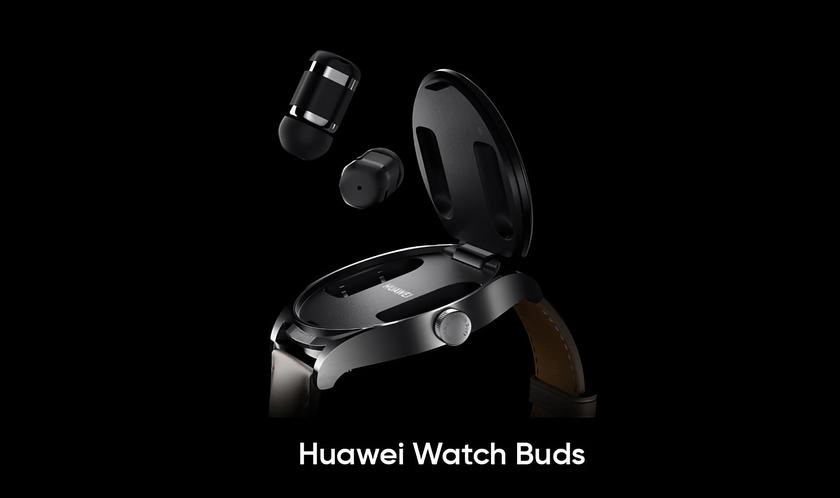 Слух: Huawei Watch Buds с AMOLED-экраном, датчиком SpO2 и встроенными наушниками выйдут на глобальном рынке