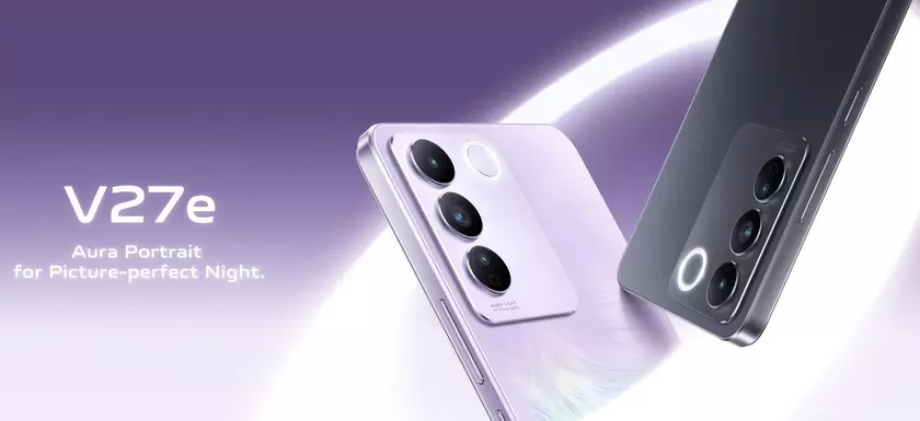 AMOLED-дисплей на 120 Гц, чип MediaTek Helio G99, камера на 64 МП и защита IP54: инсайдер раскрыл подробные характеристики vivo V27e 4G