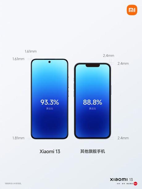 xiaomi 13 dimensions