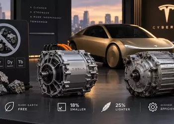 Tesla's Cybercab motor ditches rare-earth metals — and doesn't lose range
