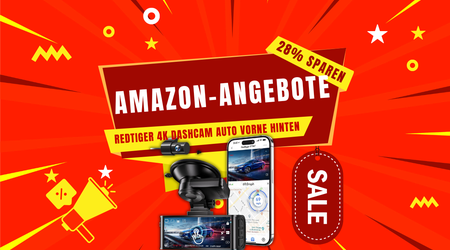 REDTIGER 4K Dashcam Auto Vorne Hinten – Jetzt 55,50€ günstiger!