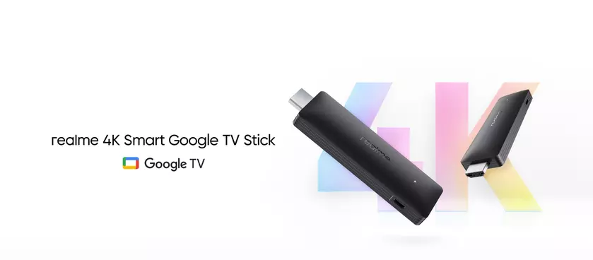 Realme 4K Smart Google TV Stick: приставка в виде флешки с 2 ГБ ОЗУ, четырёхъядерным чипом и Google TV на борту за $53