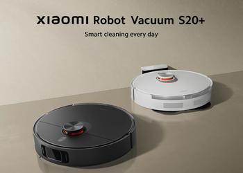 Xiaomi представила на глобальном рынке Robot Vacuum S20+ с двумя вращающимися щетками и лазерной навигацией LDS