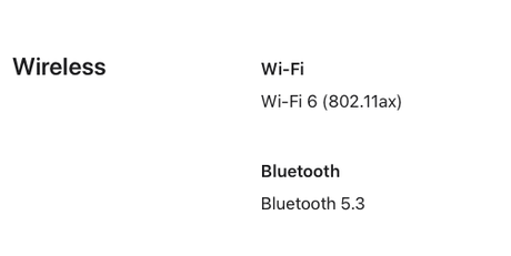 13 MacBook Air with M2 chip gains Bluetooth 5.3 support