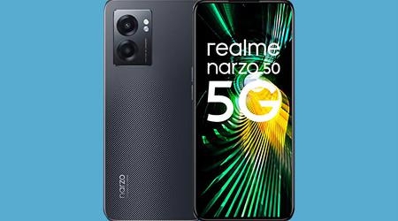realme Narzo 50 met 90Hz scherm, Dimensity 810 chip, 5000mAh batterij en NFC te koop op Amazon voor €129 (30 euro korting)