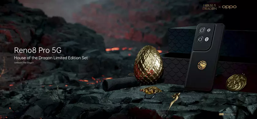 OPPO представила специальную версию смартфона Reno 8 Pro, новинка посвящена сериалу House of the Dragon