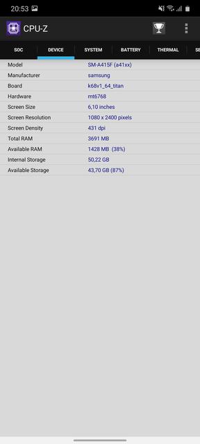 Обзор Samsung Galaxy A41: 6.1-дюймовая «компактность»-84