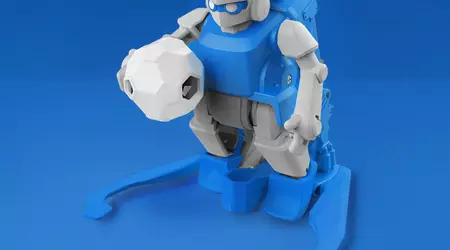 Robots-players of SIMI Football Robot at Xiaomi roadfinding