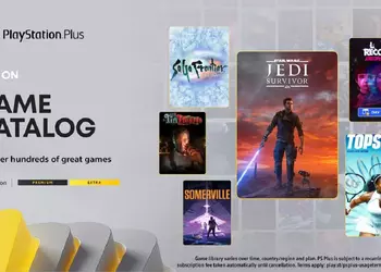 Star Wars Jedi: Survivor, TopSpin 2K2, Somerville и еще несколько игр уже доступны подписчикам PlayStation Plus Extra и Premium