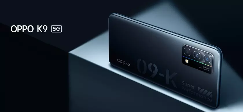 OPPO K9 5G: дисплей на 90 Гц, чип Snapdragon 768G, быстрая зарядка на 65 Вт и тройная камера на 64 МП за $310