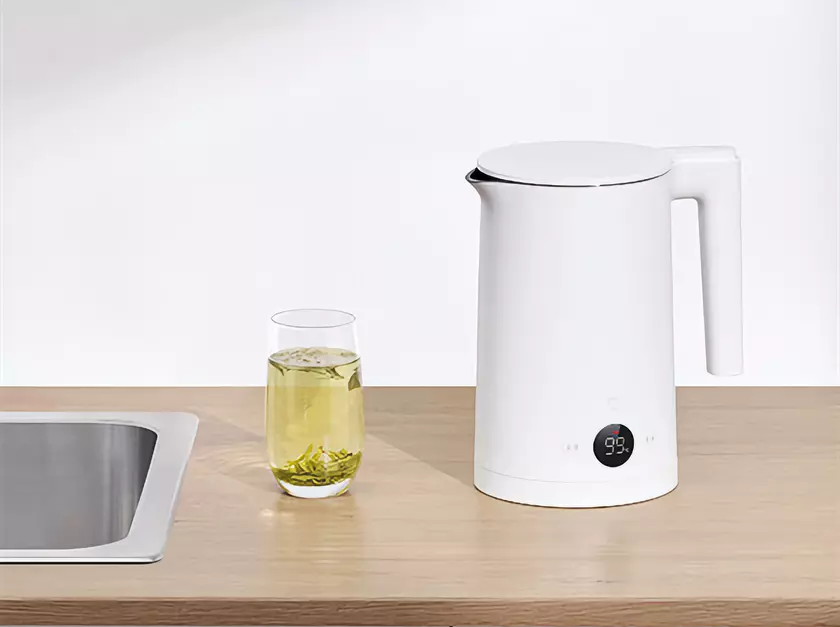 Xiaomi представила MiJia Thermostatic Electric Kettle 2: чайник с регулировкой температуры и мощностью 1800 Вт за $25