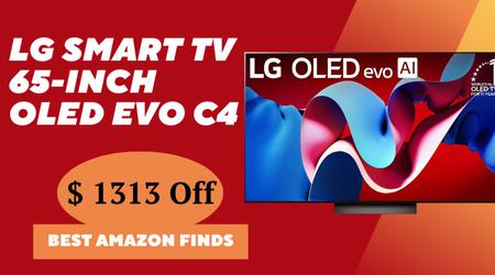 LG 65-Inch OLED evo C4 Smart TV Now Available - Now $1,313 Discount!