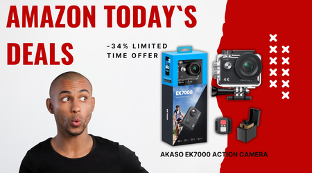 AKASO EK7000 4K Action Camera – Now $27 Off This Adventure Essential!