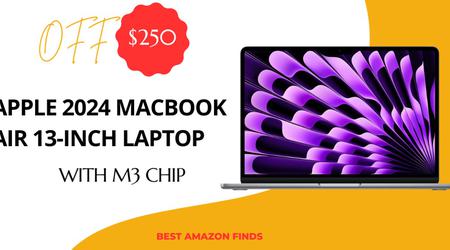 Apple 2024 MacBook Air 13-inch Laptop with M3 Chip - $250 OFF Big Deal!