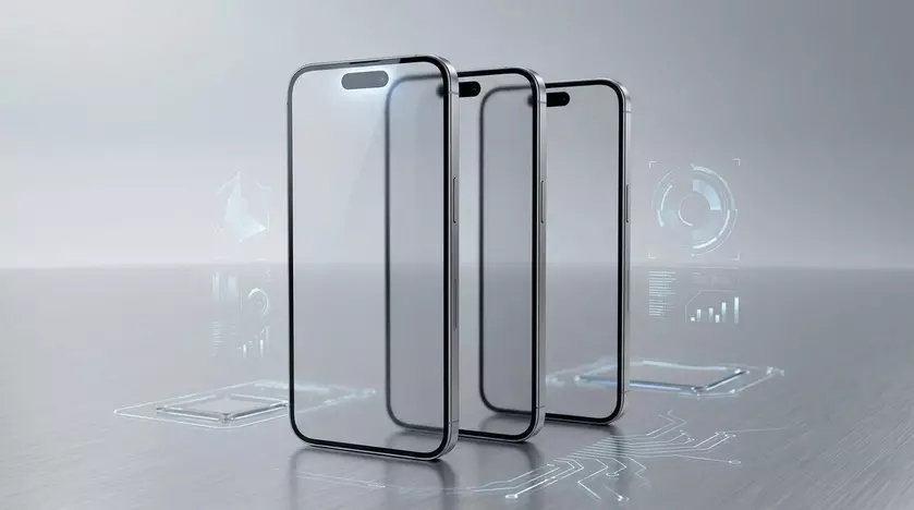 Фронтальная панель iPhone 18 с уменьшенным вырезом