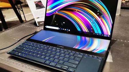 Ноутбук ASUS ZenBook Pro Duo з двома екранами: перші враження