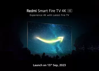 Xiaomi 15 сентября представит Redmi Smart Fire TV с 43-дюймовым 4K-дисплеем