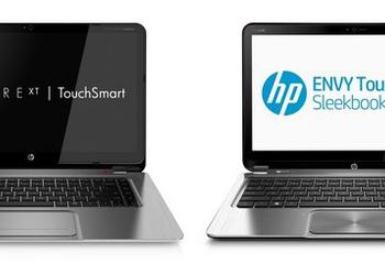 Сенсорные ультрабуки HP Spectre XT TouchSmart и ENVY TouchSmart Ultrabook 4