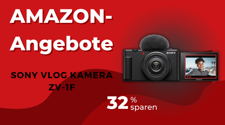 Sony ZV-1F Vlog Kamera – Jetzt 210€ sparen!