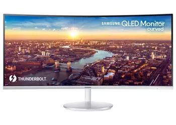 Samsung CJ791: the world's first curved QLED-monitor with a Thunderbolt 3 interface