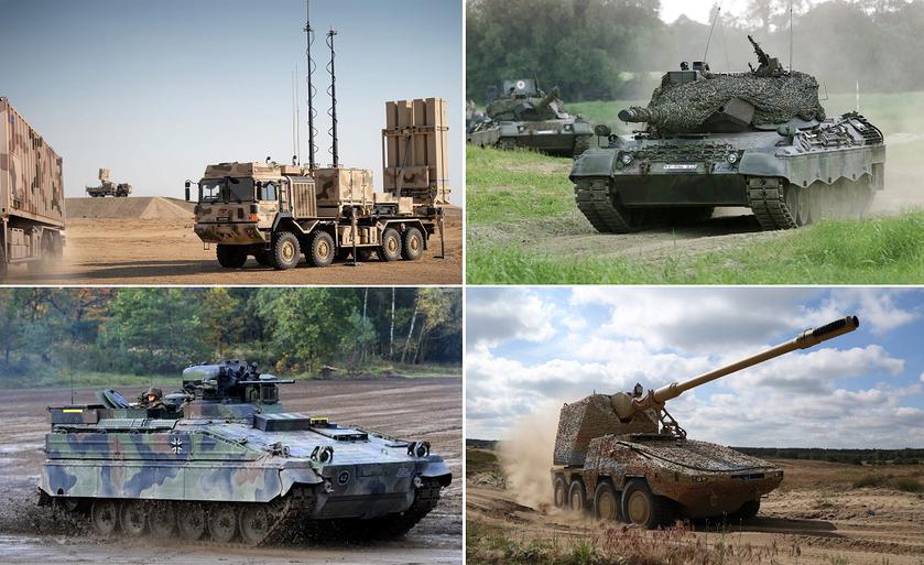 30 танков Leopard 1, четыре системы IRIS-T SLM, 20 бронемашин Marder и 18 гаубиц RCH 155 – Германия готовит пакет помощи для Украины на сумму $2,95 млрд