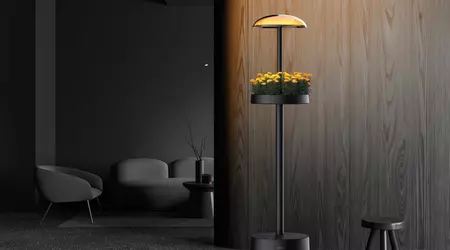 Ecology meets design: LG will launch LED floor lamps with a built-in mini-garden
